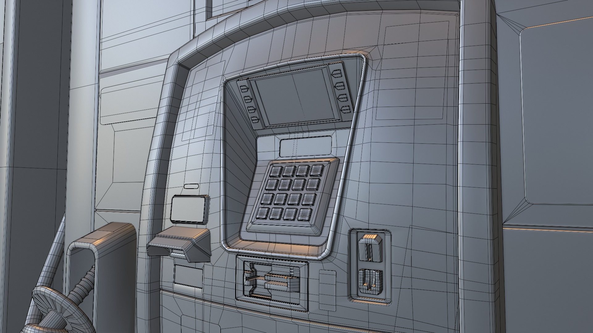 Gas Station 3D model_4