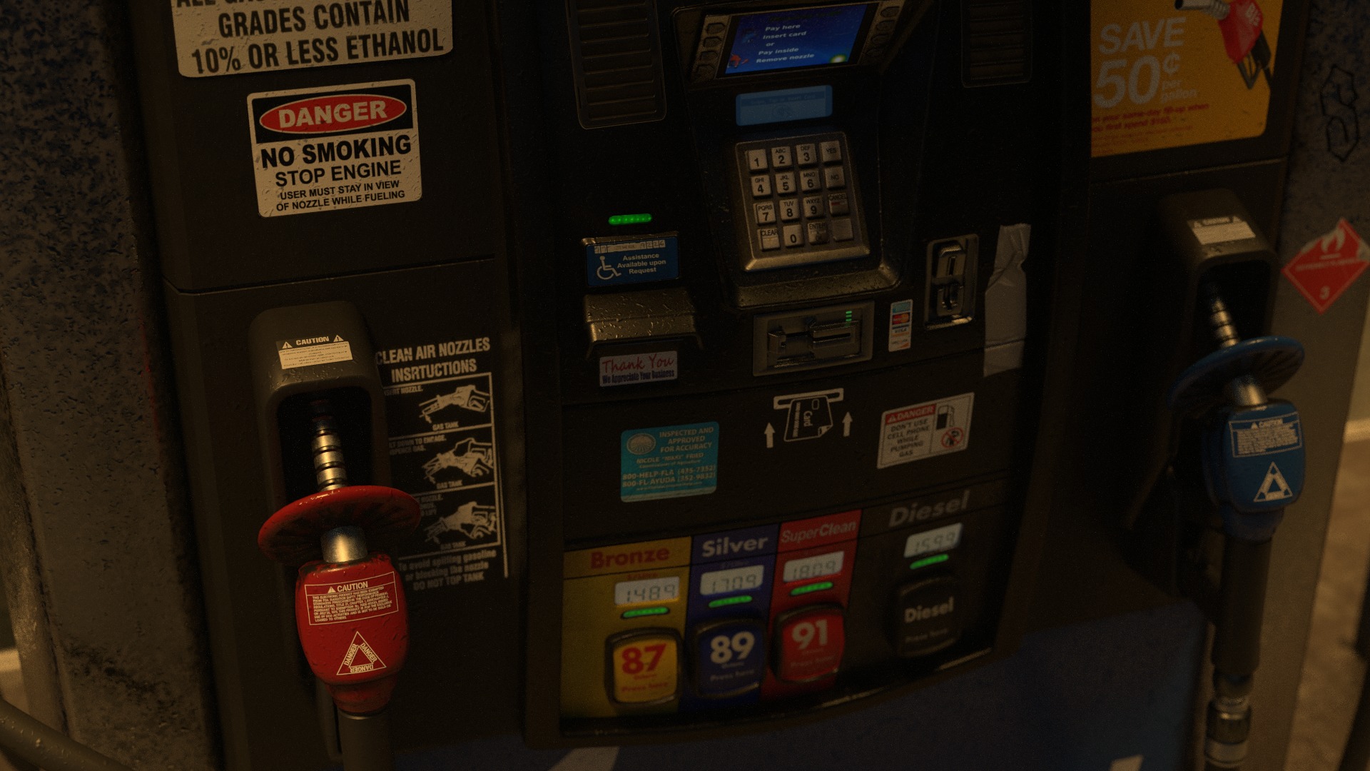 Gas Station 3D model_6