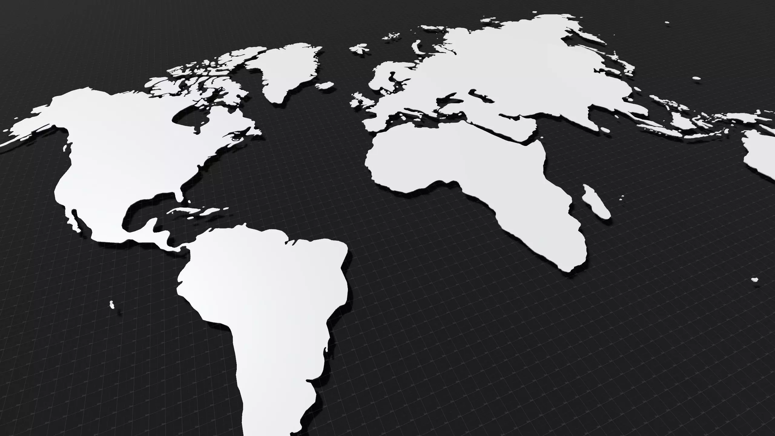 World Map Free low-poly 3D model