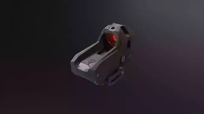 Mepro m22 Reddot Low-poly 3D model
