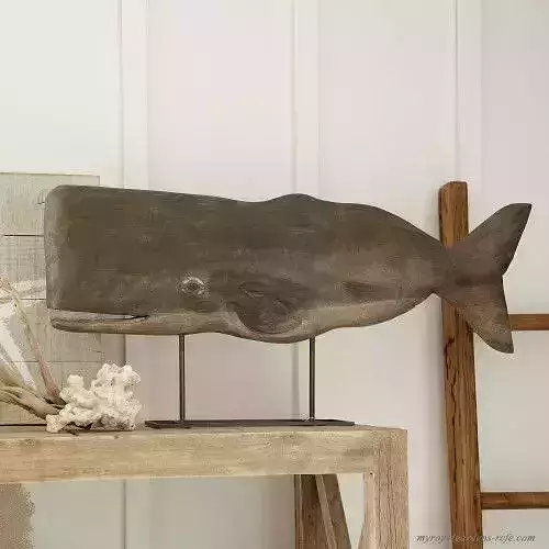 Wood Whale Decor  3D model
