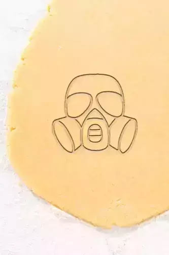Gas Mask Cookie Cutter - Biscuit Cutter