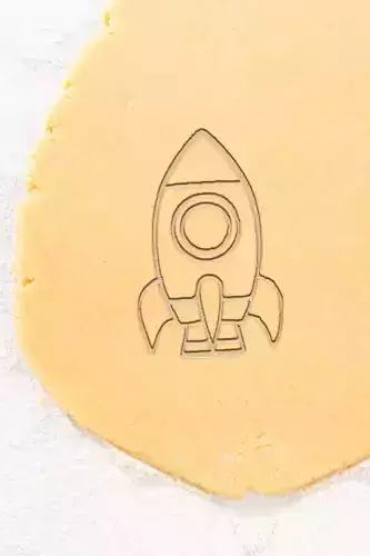 Rocket Cookie Cutter - Biscuit Cutter