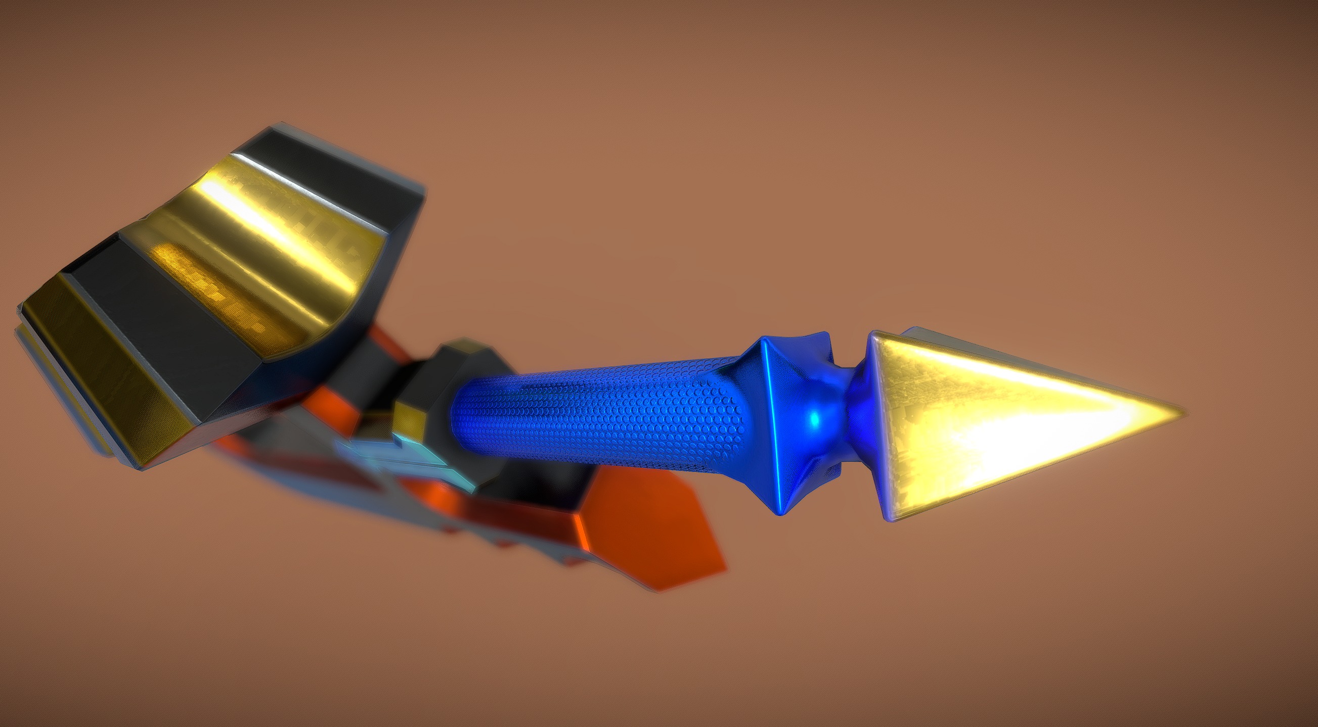Skysplitter Low-poly 3D model_3