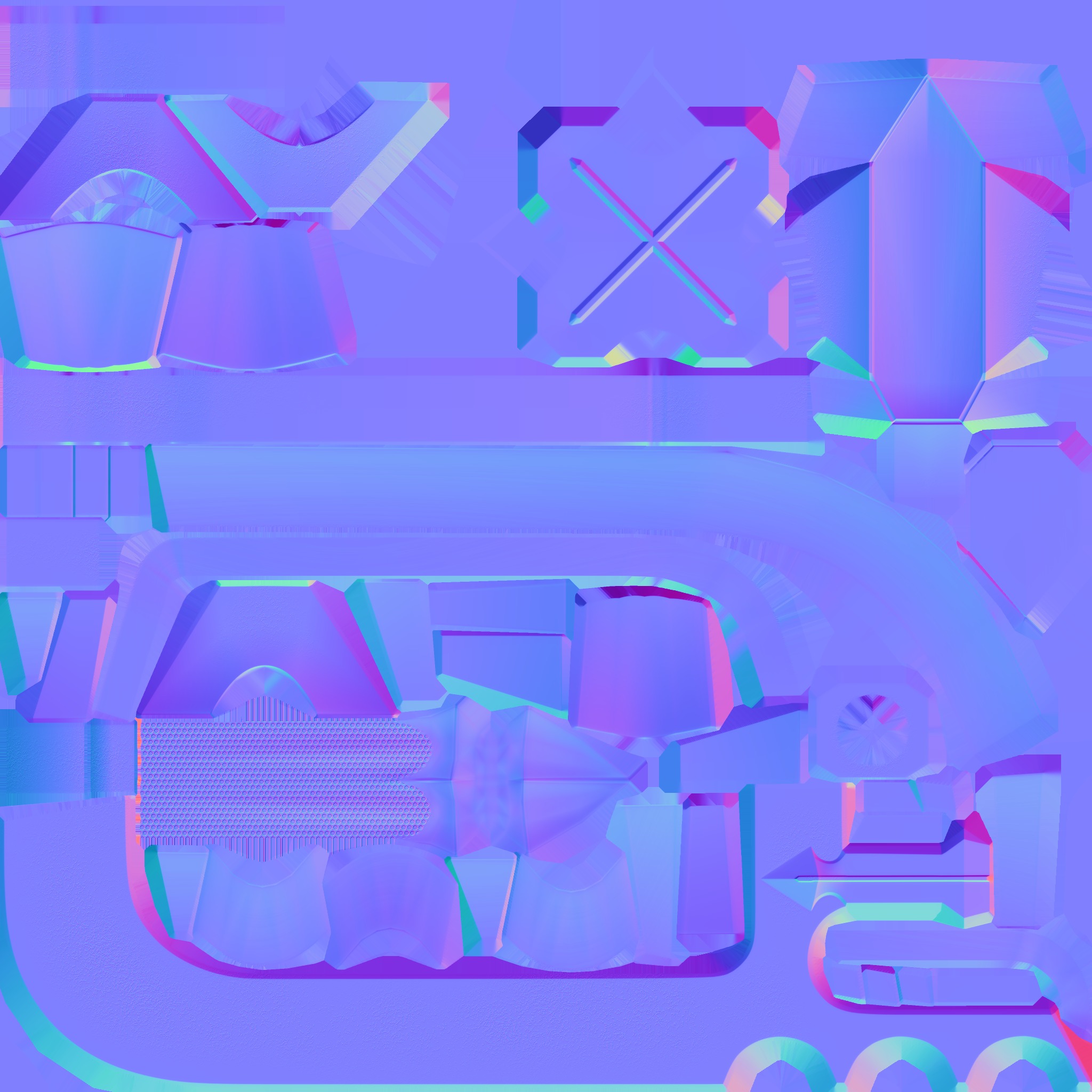 Skysplitter Low-poly 3D model_9