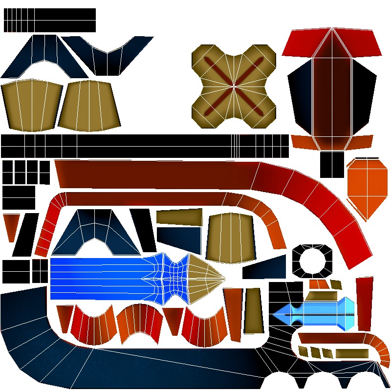 Skysplitter Low-poly 3D model_5