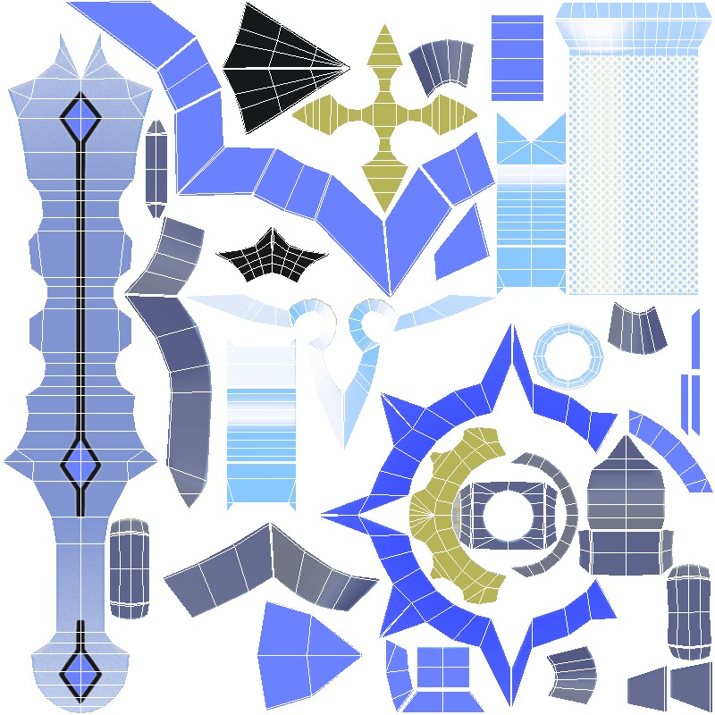 Lunatic Low-poly 3D model_4