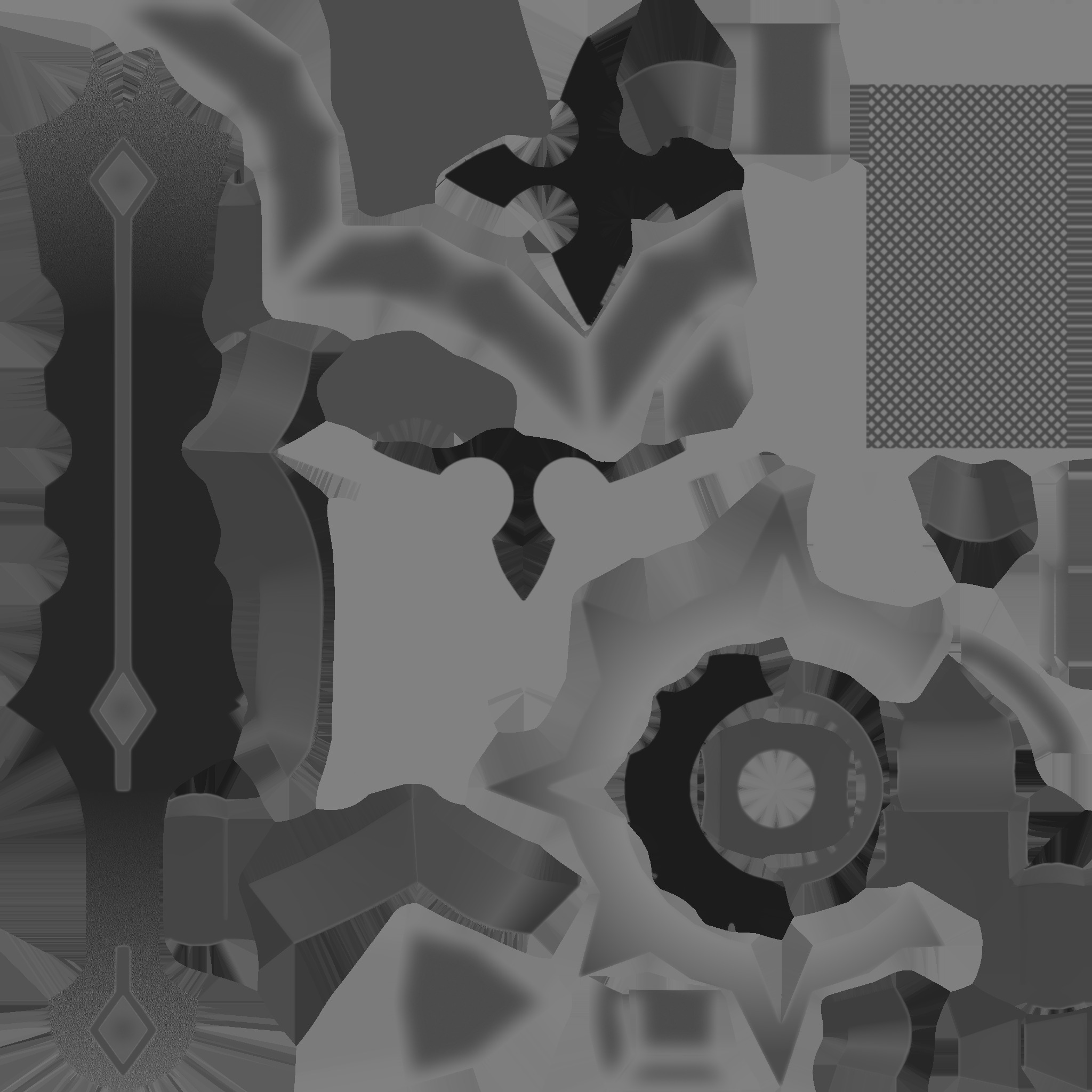 Lunatic Low-poly 3D model_6