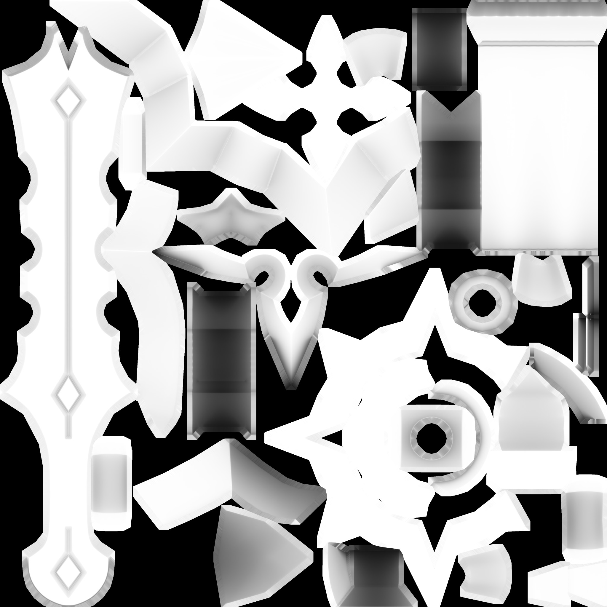 Lunatic Low-poly 3D model_9