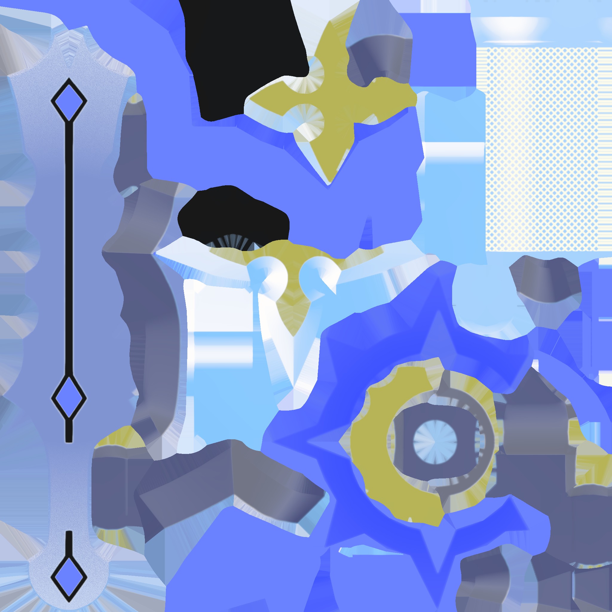 Lunatic Low-poly 3D model_5