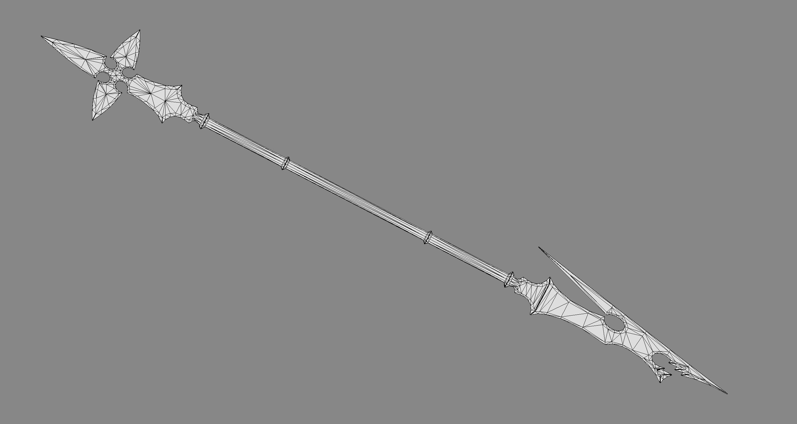 Lindworm Low-poly 3D model_1