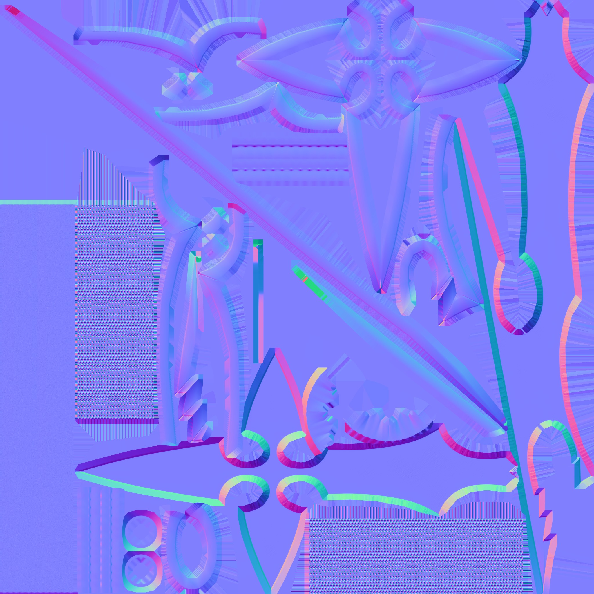 Lindworm Low-poly 3D model_8