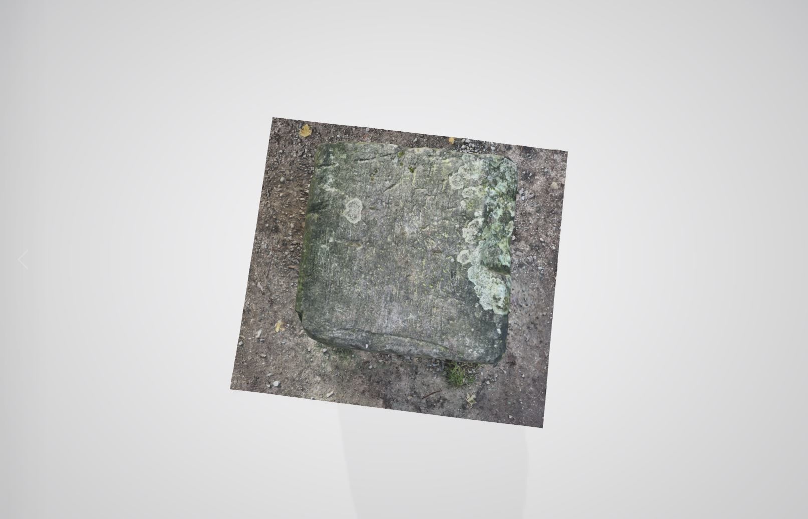 Stone block 3D model_2