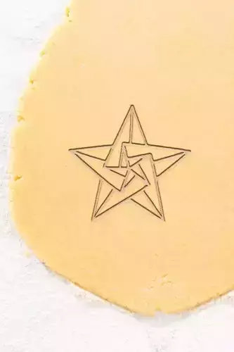 Origami Star Cookie Cutter - Biscuit Cutter