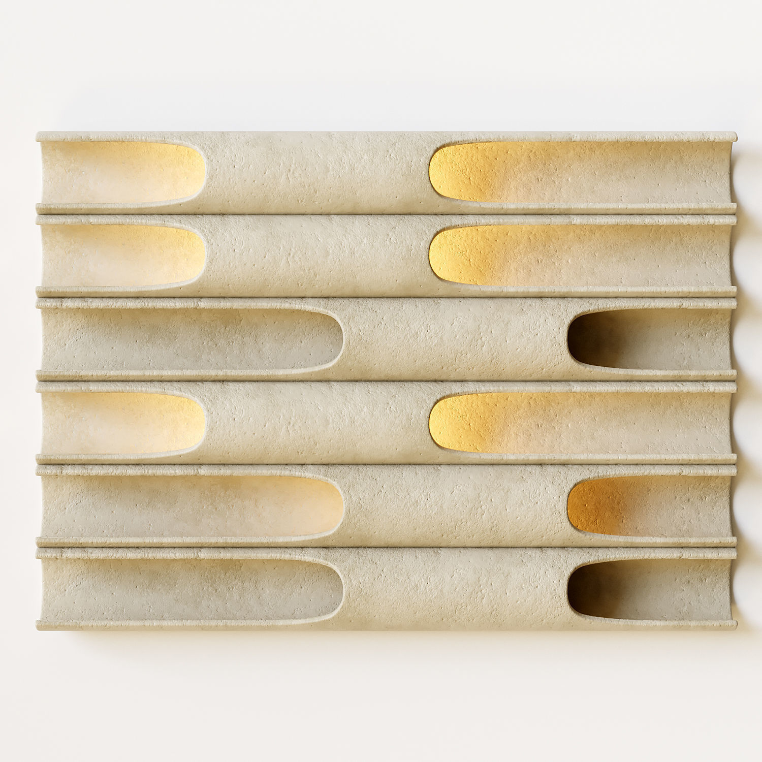 Sculptural Lamps Low-poly 3D model_3