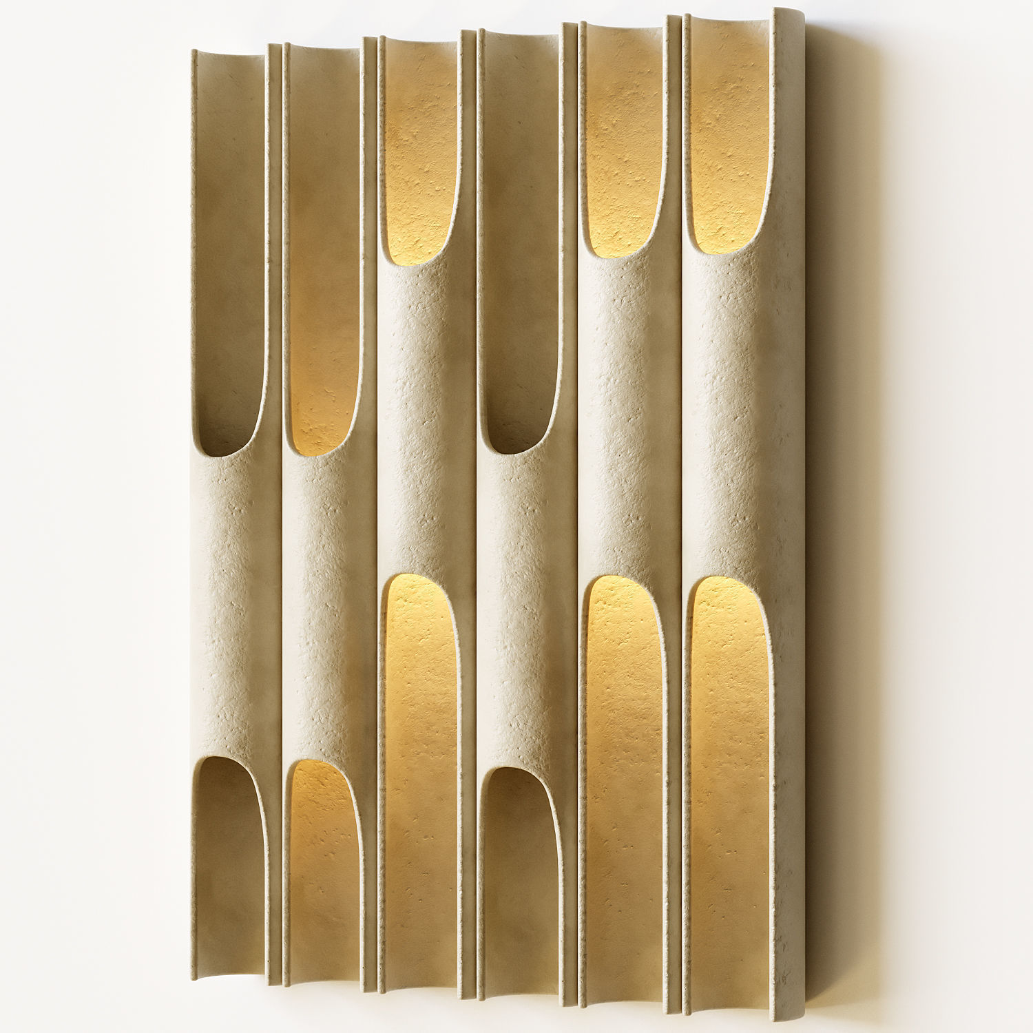 Sculptural Lamps Low-poly 3D model_1