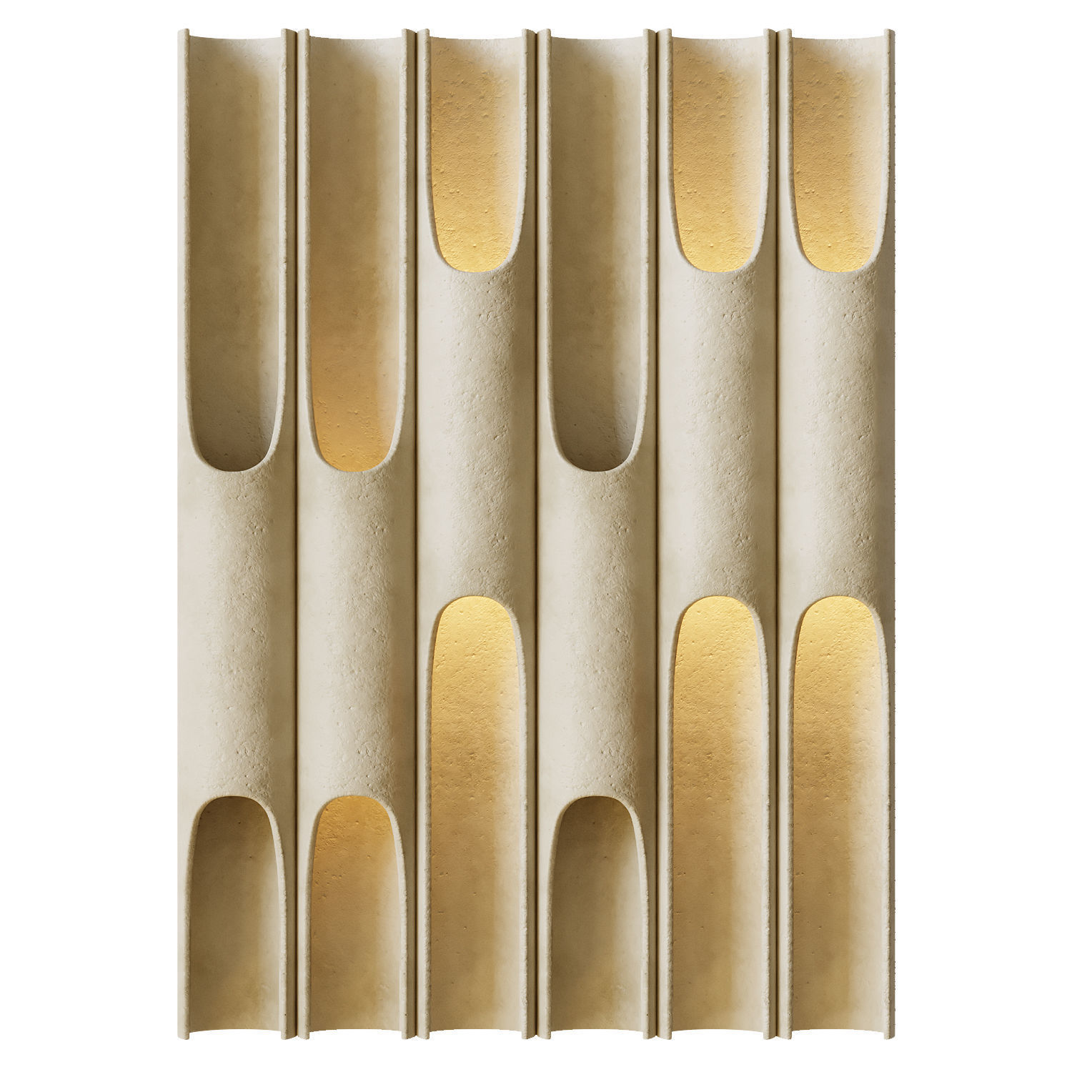 Sculptural Lamps Low-poly 3D model_2