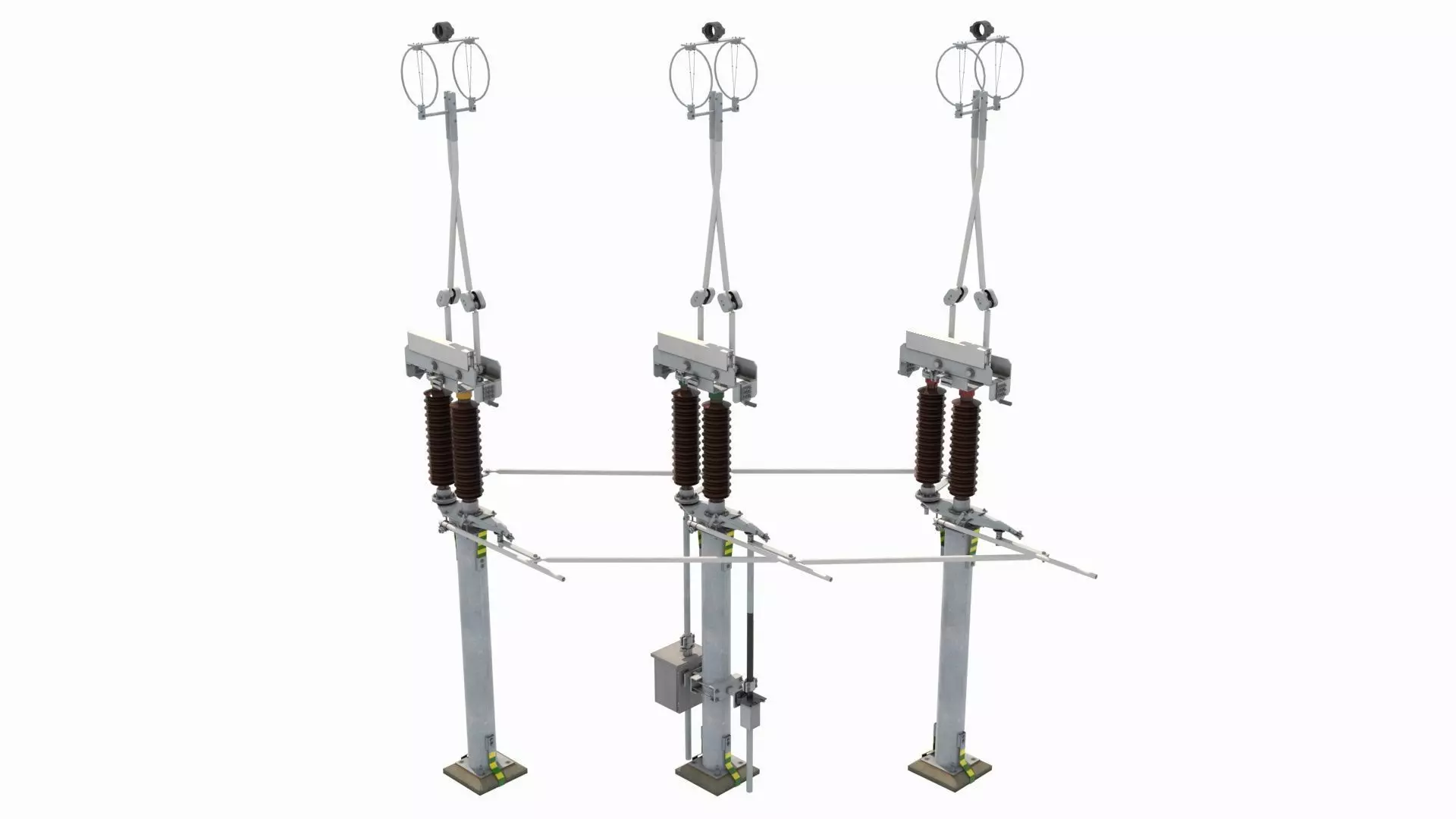 High Voltage Isolation Switch 1 3D model