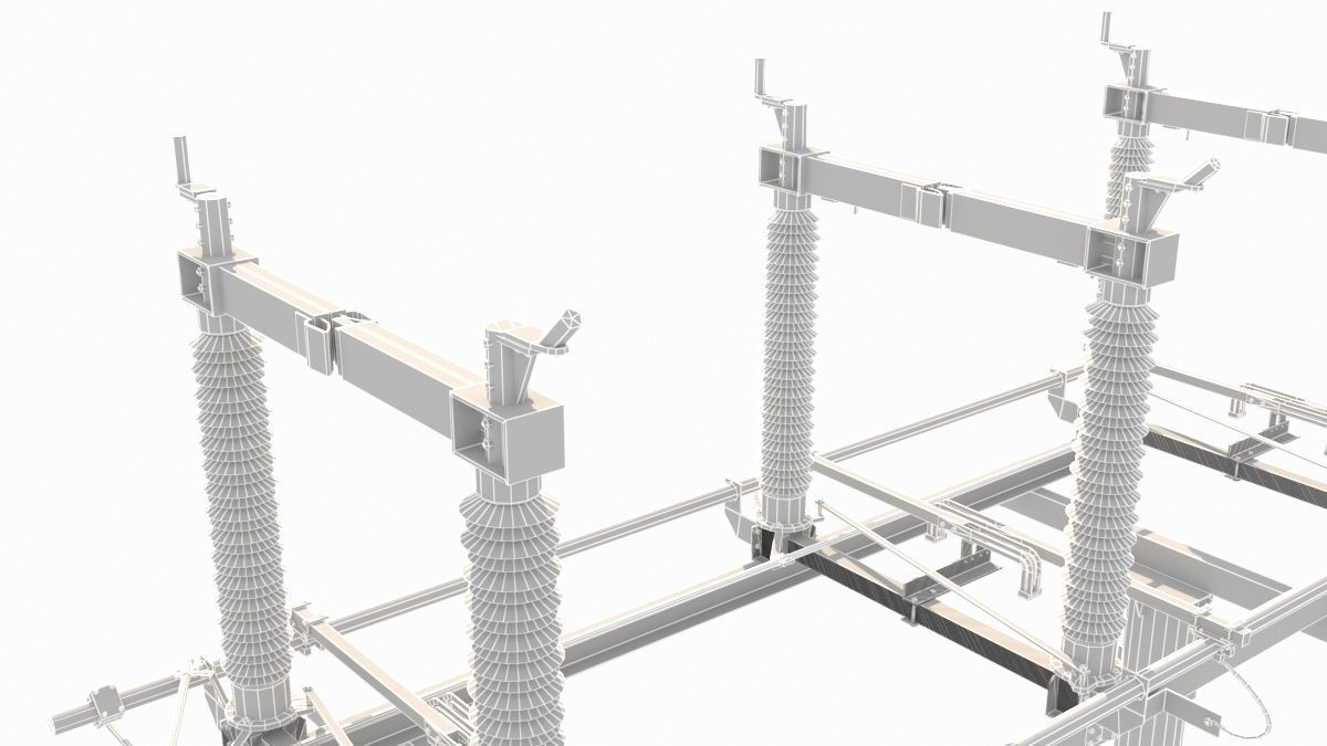 High Voltage Isolation Switch 2 3D model_15