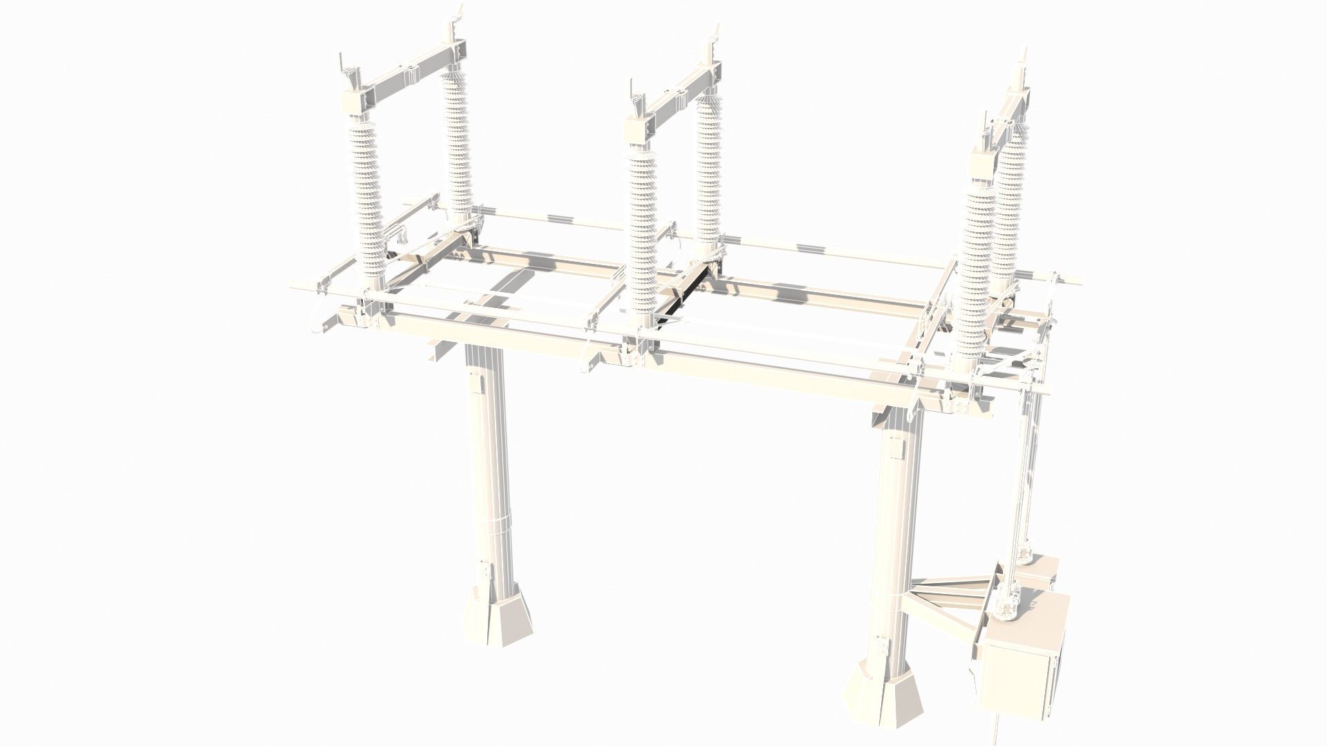 High Voltage Isolation Switch 2 3D model_10