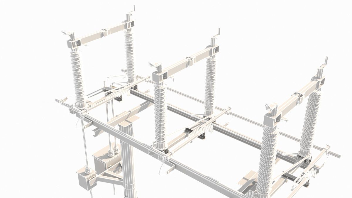 High Voltage Isolation Switch 2 3D model_13