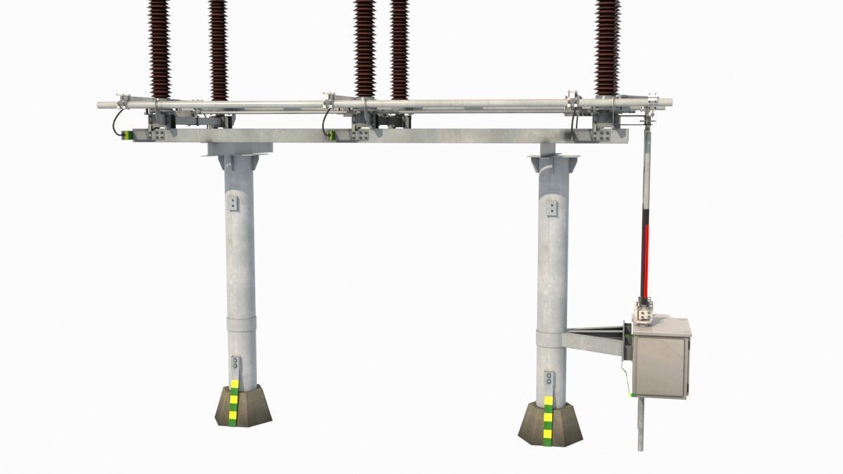 High Voltage Isolation Switch 2 3D model_7