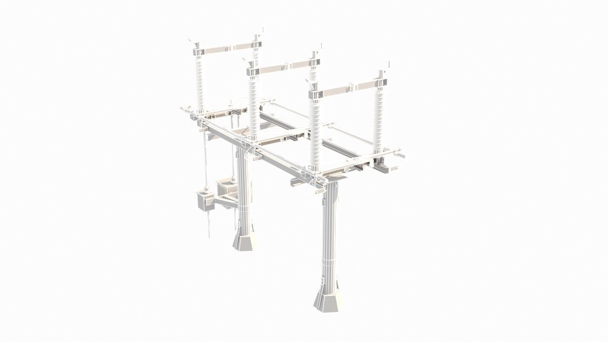 High Voltage Isolation Switch 2 3D model_12