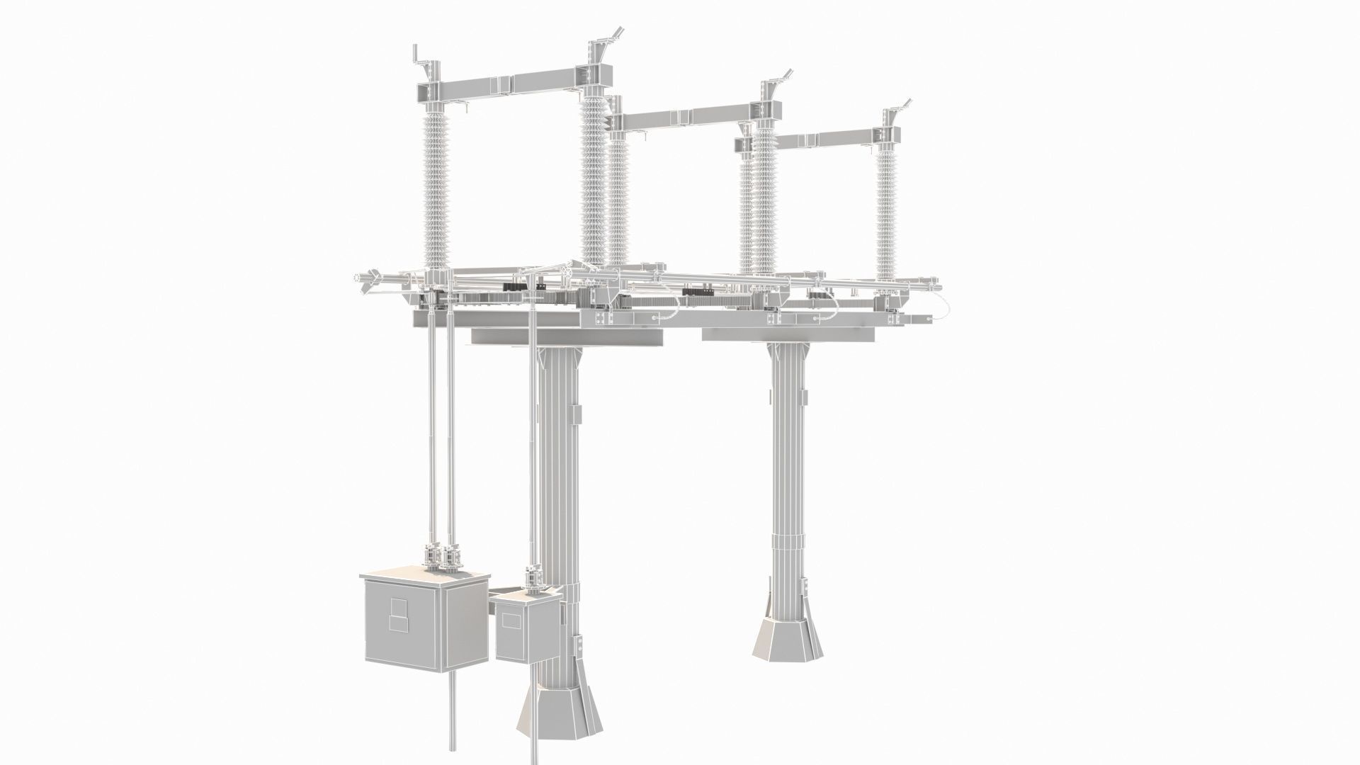 High Voltage Isolation Switch 2 3D model_11