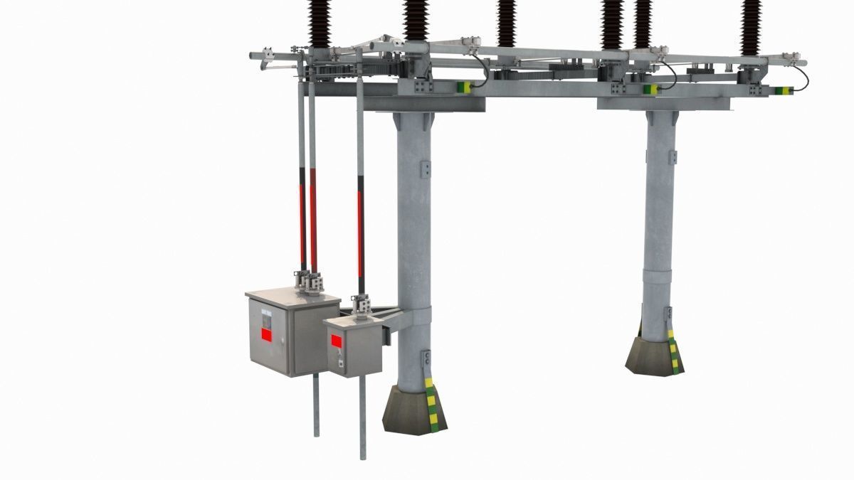 High Voltage Isolation Switch 2 3D model_8