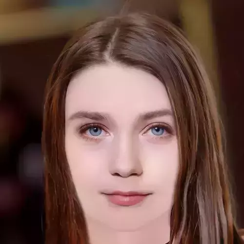 Jessica Barden Head - No Hair - Low poly head for game 