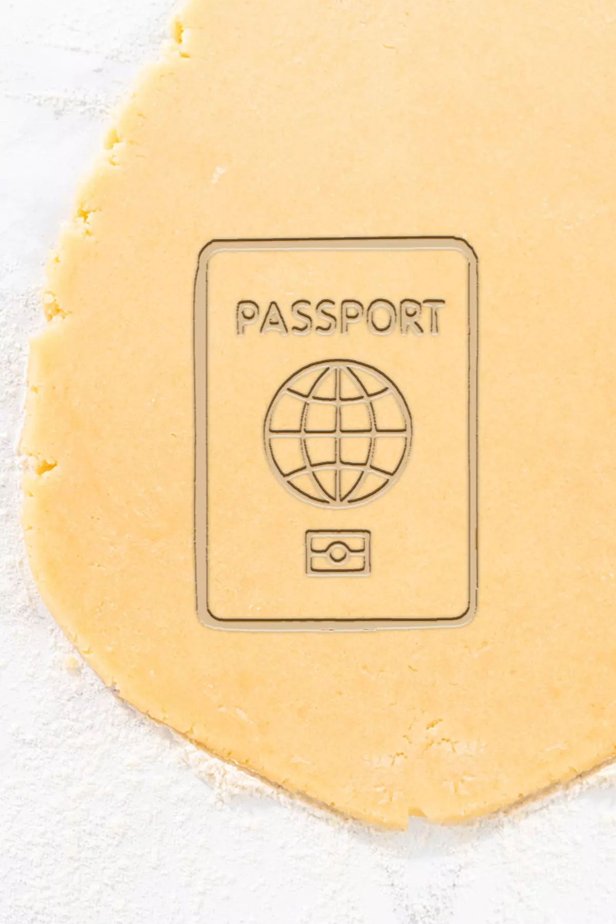 Passport Cookie Cutter - Biscuit Cutter 3D print model