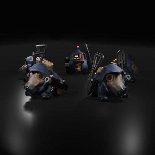 Pond Defense Force - Survivor 3D print model