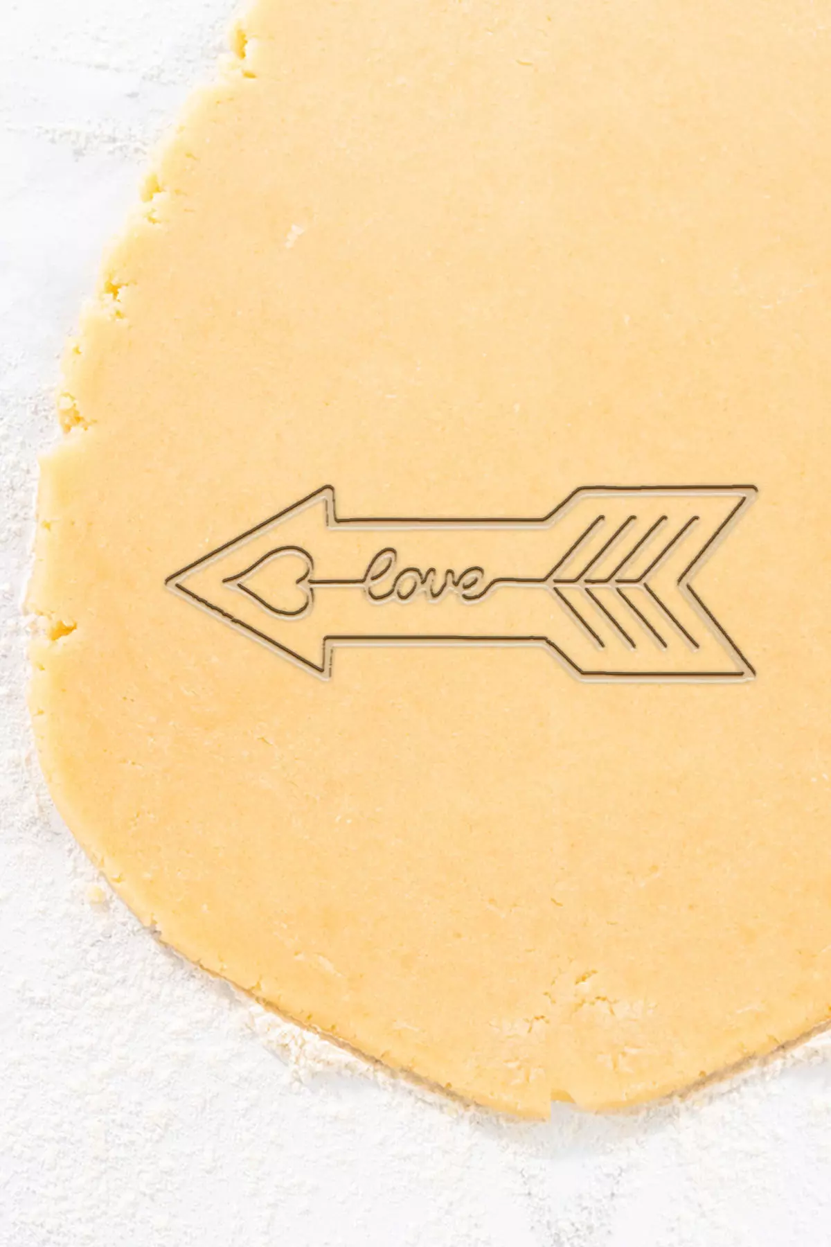 Love Arrow Cookie Cutter - Biscuit Cutter 3D print model