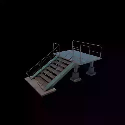 Stairs Set 3D model