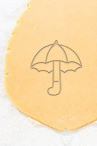 Umbrella Cookie Cutter - Biscuit Cutter 3D print model