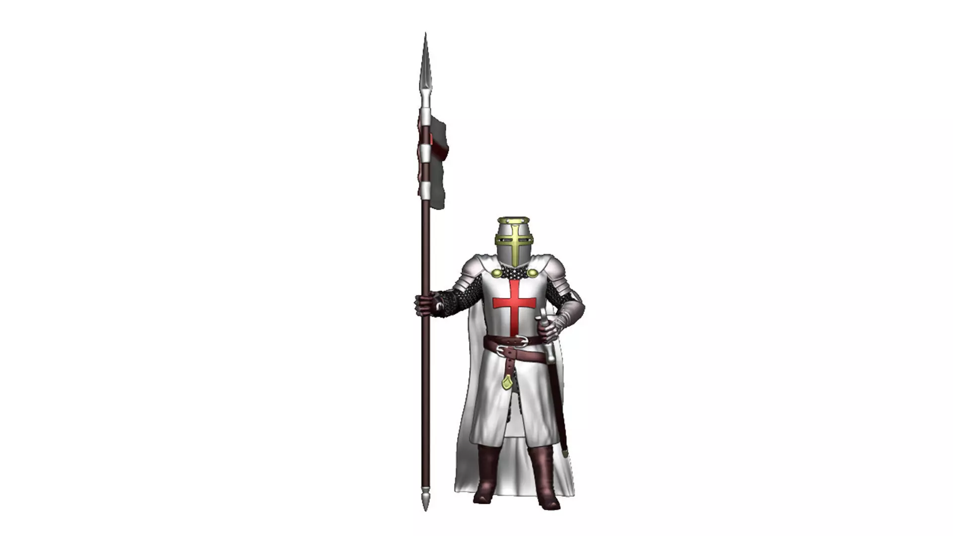 Crusader Infantry 1 3D print model