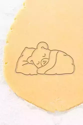Sleeping Bear Cookie Cutter - Biscuit Cutter