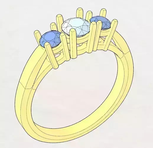 Ring Triology 1x 4 50mm 2x 3 50mm