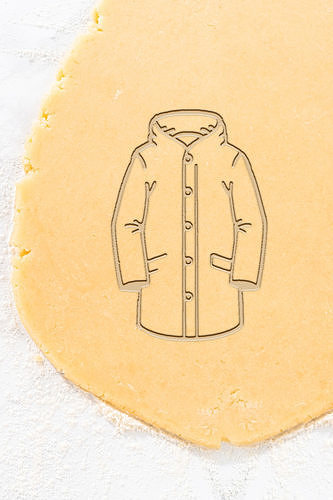 Coat Cookie Cutter - Biscuit Cutter 3D print model