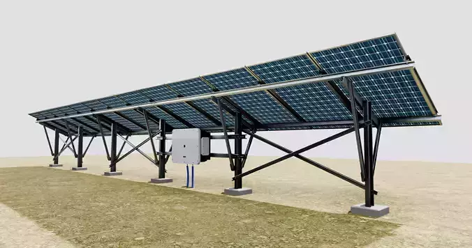 Single Column Solar Construction Type-2