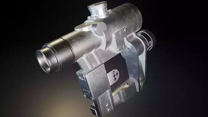 AAA PSO Scope Game Ready PBR Low-poly 3D model