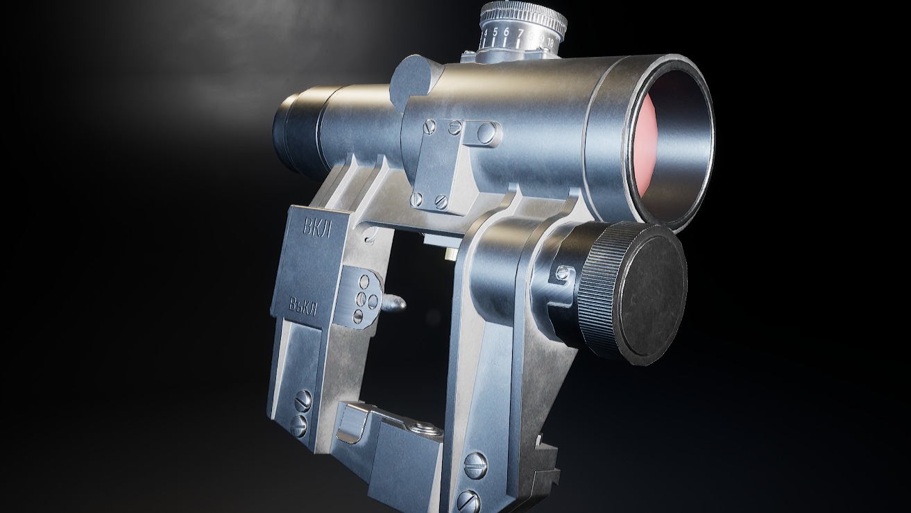 AAA PSO Scope Game Ready PBR Low-poly 3D model_2