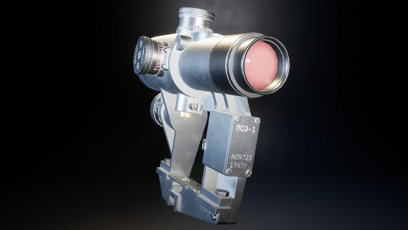 AAA PSO Scope Game Ready PBR Low-poly 3D model_7