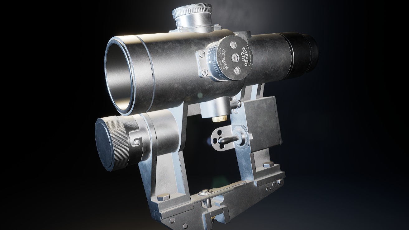 AAA PSO Scope Game Ready PBR Low-poly 3D model_5