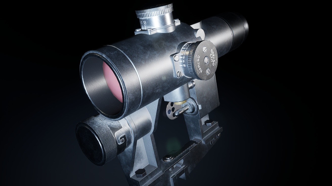 AAA PSO Scope Game Ready PBR Low-poly 3D model_10