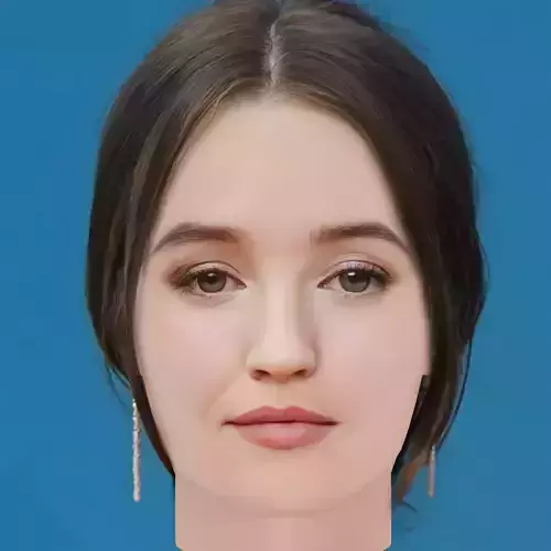 Kaitlyn Dever Head - No Hair - Low poly head for game 