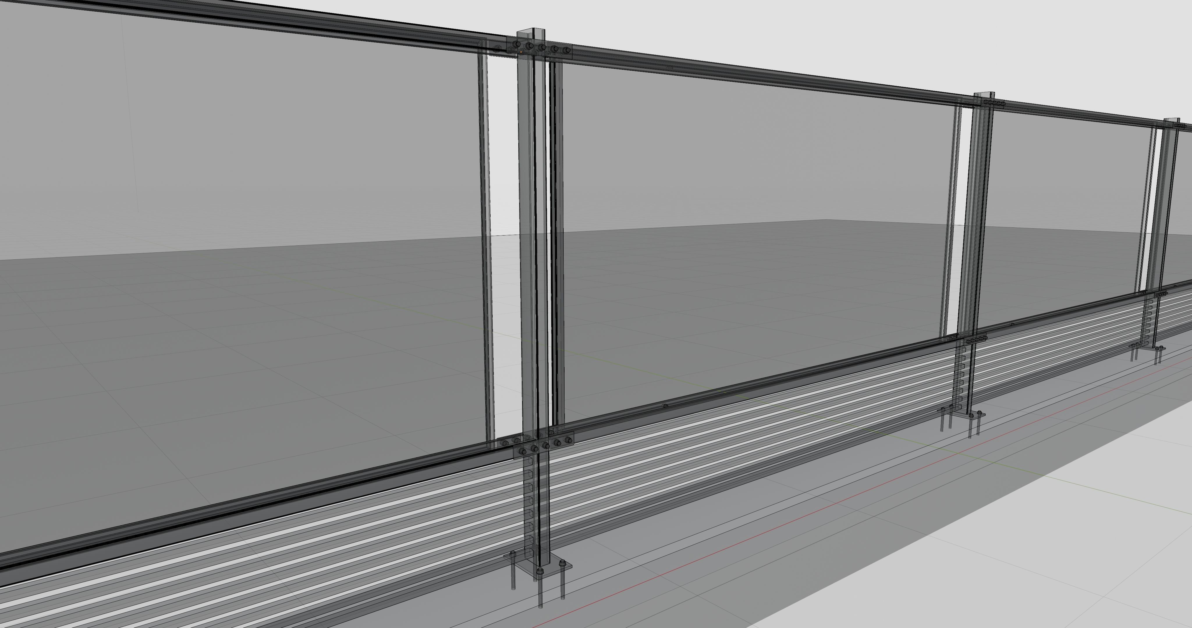 Solar Panel Wall Type-1 3D model_23