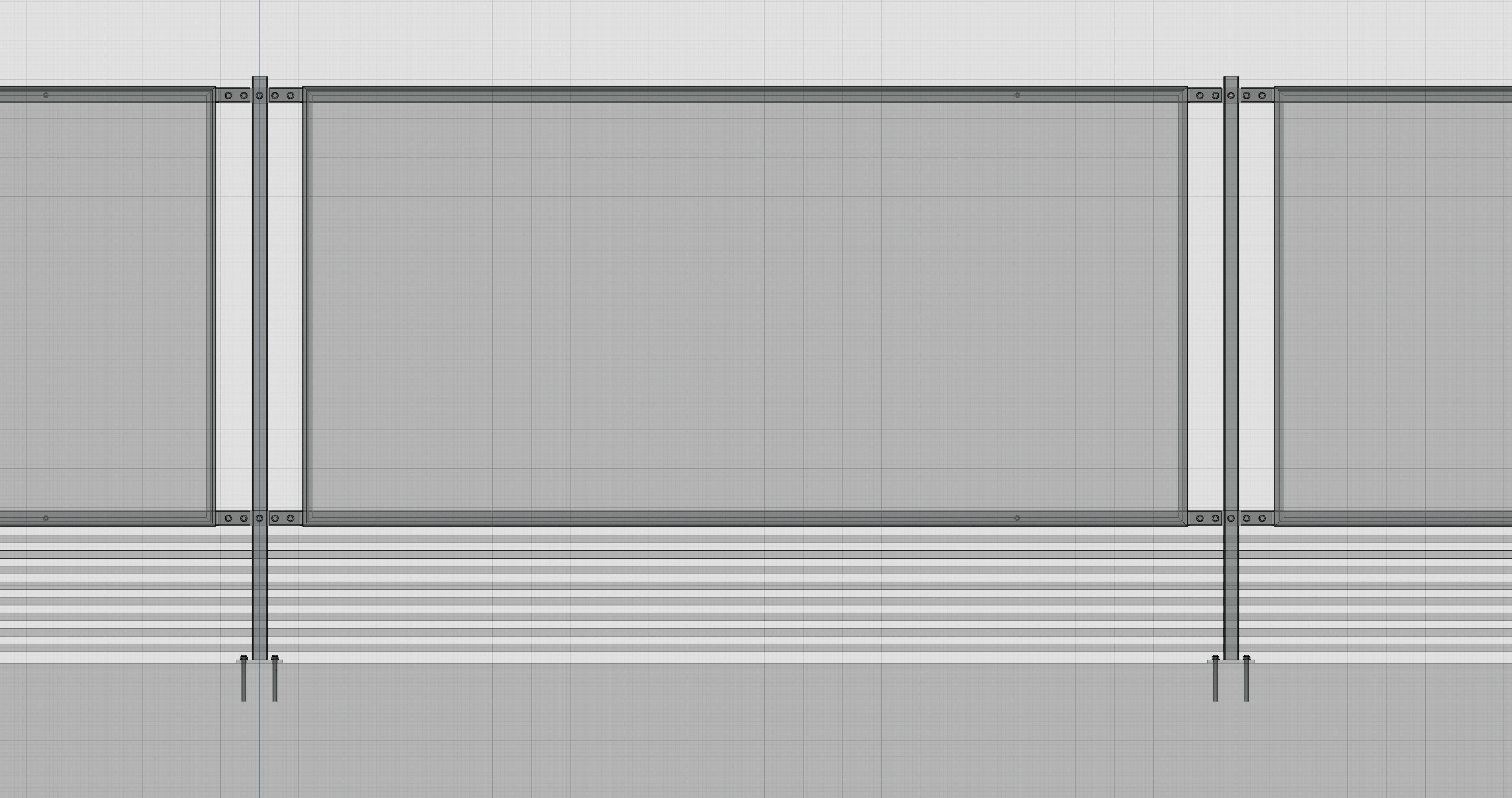 Solar Panel Wall Type-1 3D model_19