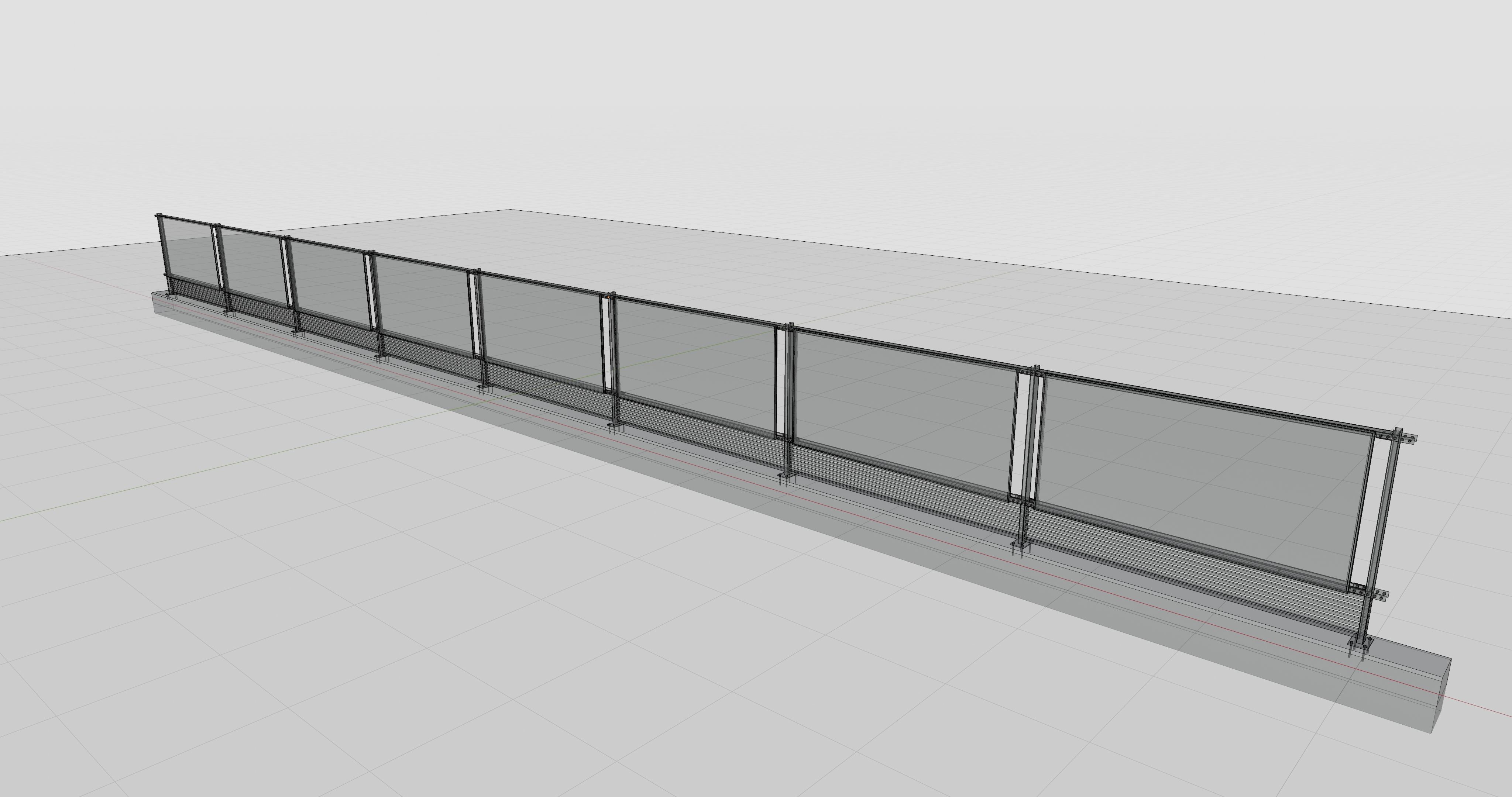 Solar Panel Wall Type-1 3D model_21