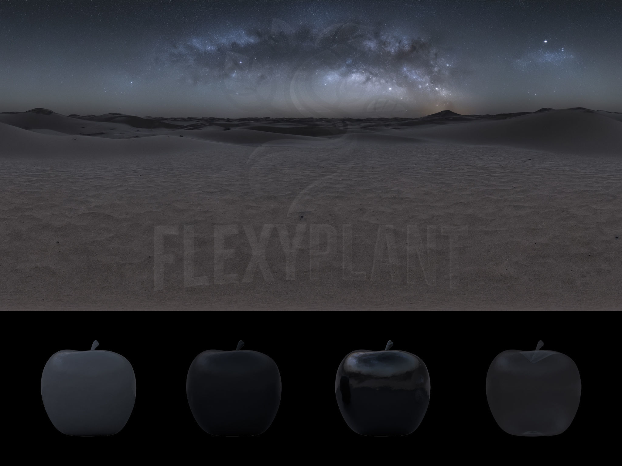 Realistic HDRI 19pcs 12k Desert Low-poly 3D model_19